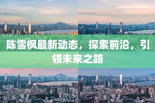 陳雪楓最新動態(tài)，探索前沿，引領(lǐng)未來之路