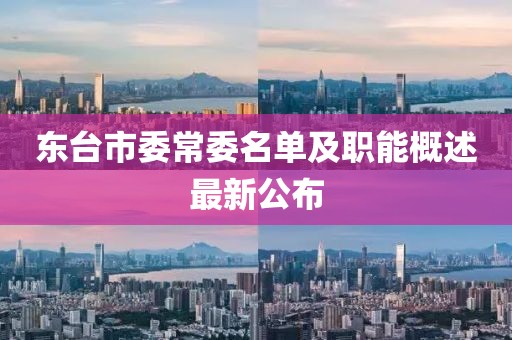 東臺(tái)市委常委名單及職能概述最新公布
