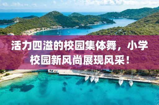 活力四溢的校園集體舞，小學(xué)校園新風(fēng)尚展現(xiàn)風(fēng)采！