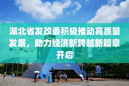 湖北省發(fā)改委積極推動高質(zhì)量發(fā)展，助力經(jīng)濟新跨越新篇章開啟