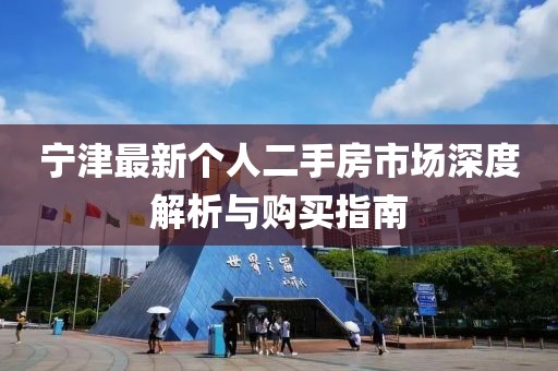 寧津最新個人二手房市場深度解析與購買指南