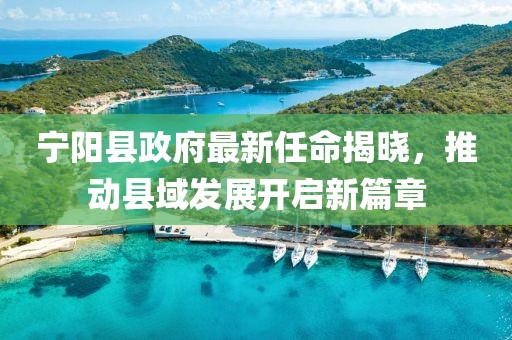 寧陽(yáng)縣政府最新任命揭曉，推動(dòng)縣域發(fā)展開(kāi)啟新篇章