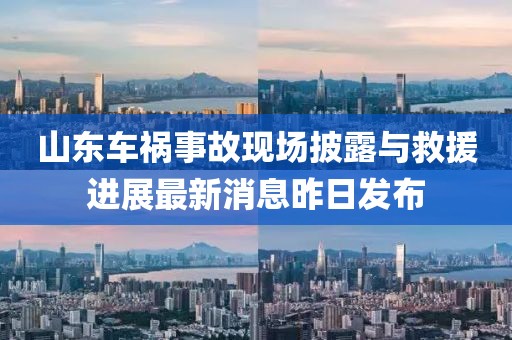 山東車禍?zhǔn)鹿尸F(xiàn)場(chǎng)披露與救援進(jìn)展最新消息昨日發(fā)布
