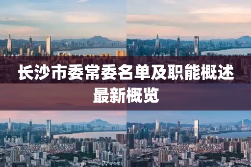 長沙市委常委名單及職能概述最新概覽