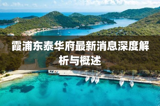 霞浦東泰華府最新消息深度解析與概述