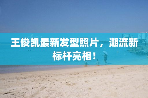 王俊凱最新發(fā)型照片，潮流新標(biāo)桿亮相！