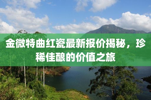 金微特曲紅瓷最新報價揭秘，珍稀佳釀的價值之旅