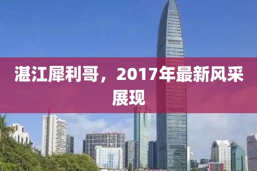 湛江犀利哥，2017年最新風采展現(xiàn)