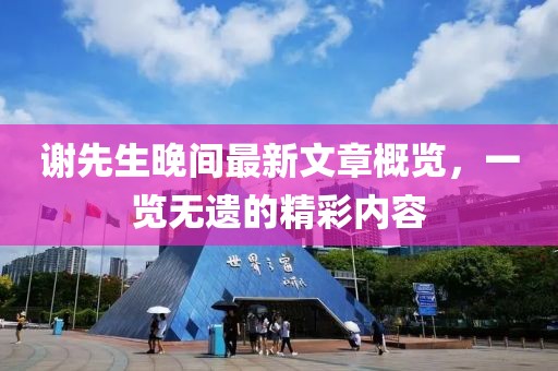 謝先生晚間最新文章概覽，一覽無(wú)遺的精彩內(nèi)容