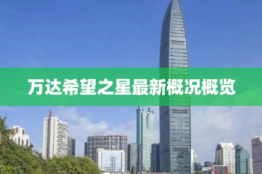 萬達(dá)希望之星最新概況概覽