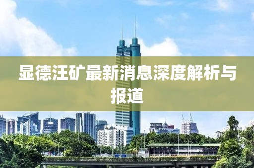 顯德汪礦最新消息深度解析與報(bào)道