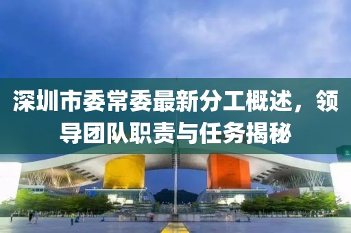深圳市委常委最新分工概述，領(lǐng)導(dǎo)團(tuán)隊職責(zé)與任務(wù)揭秘