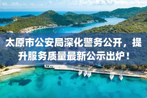 太原市公安局深化警務(wù)公開，提升服務(wù)質(zhì)量最新公示出爐！