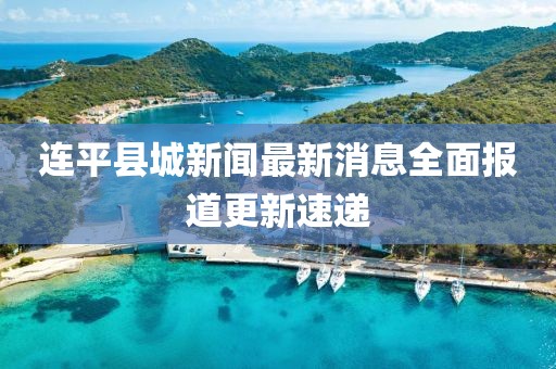 連平縣城新聞最新消息全面報道更新速遞