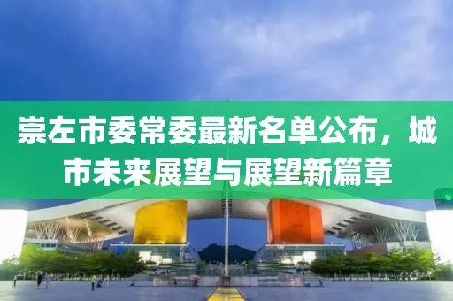 崇左市委常委最新名單公布，城市未來(lái)展望與展望新篇章