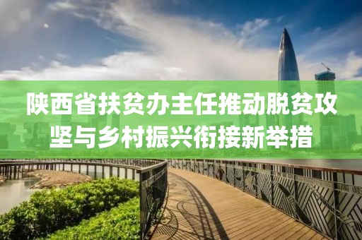 陜西省扶貧辦主任推動脫貧攻堅與鄉(xiāng)村振興銜接新舉措