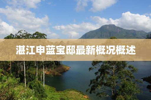 湛江申藍寶邸最新概況概述