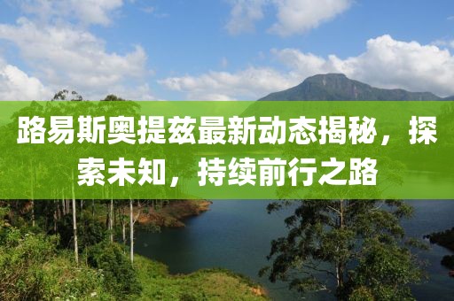 路易斯奧提茲最新動態(tài)揭秘，探索未知，持續(xù)前行之路