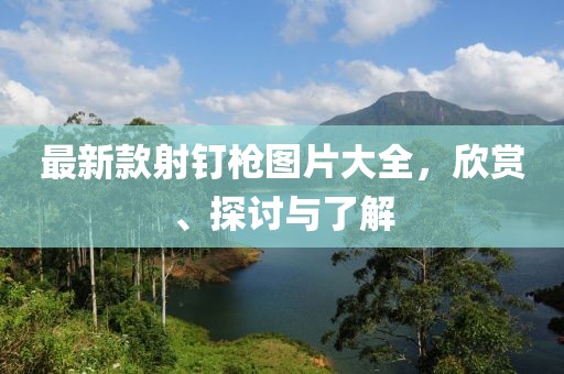 最新款射釘槍圖片大全，欣賞、探討與了解