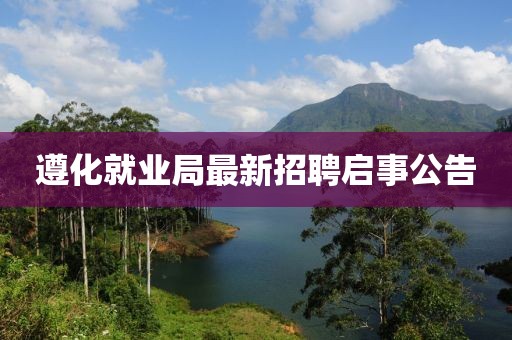 遵化就業(yè)局最新招聘啟事公告