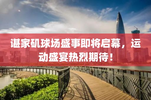 諶家磯球場盛事即將啟幕，運動盛宴熱烈期待！