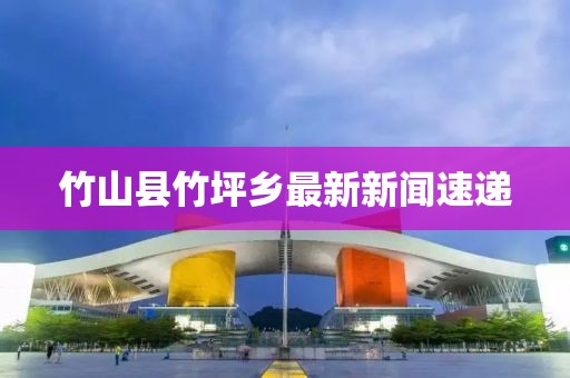 竹山縣竹坪鄉(xiāng)最新新聞速遞