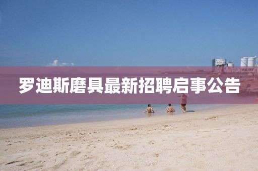 羅迪斯磨具最新招聘啟事公告