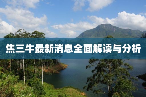焦三牛最新消息全面解讀與分析