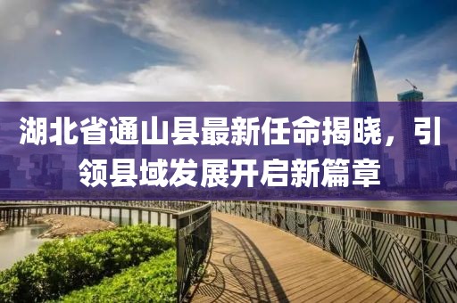 湖北省通山縣最新任命揭曉，引領(lǐng)縣域發(fā)展開啟新篇章