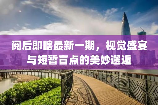 閱后即瞎最新一期，視覺盛宴與短暫盲點的美妙邂逅