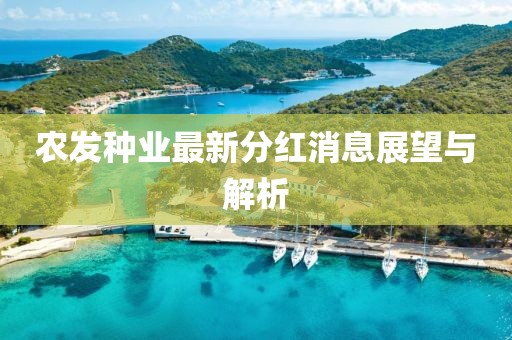 農發(fā)種業(yè)最新分紅消息展望與解析