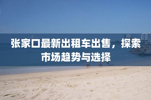 張家口最新出租車出售，探索市場(chǎng)趨勢(shì)與選擇