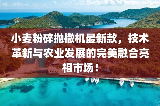 小麥粉碎拋撒機(jī)最新款，技術(shù)革新與農(nóng)業(yè)發(fā)展的完美融合亮相市場！