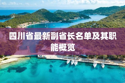 四川省最新副省長名單及其職能概覽