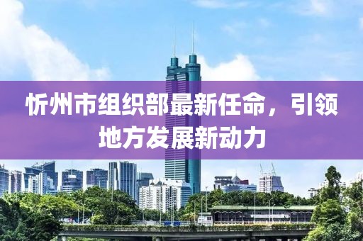 忻州市組織部最新任命，引領(lǐng)地方發(fā)展新動(dòng)力
