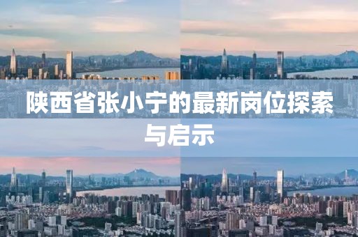 陜西省張小寧的最新崗位探索與啟示