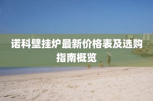 諾科壁掛爐最新價格表及選購指南概覽