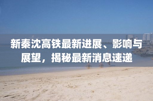 新秦沈高鐵最新進(jìn)展、影響與展望，揭秘最新消息速遞