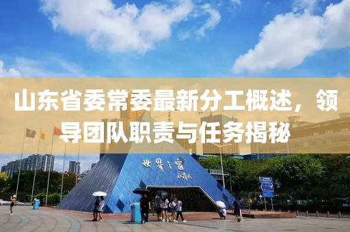 山東省委常委最新分工概述，領(lǐng)導(dǎo)團(tuán)隊(duì)職責(zé)與任務(wù)揭秘