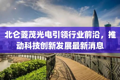 北侖菱茂光電引領(lǐng)行業(yè)前沿，推動(dòng)科技創(chuàng)新發(fā)展最新消息