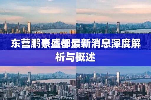 東營(yíng)鵬豪盛都最新消息深度解析與概述