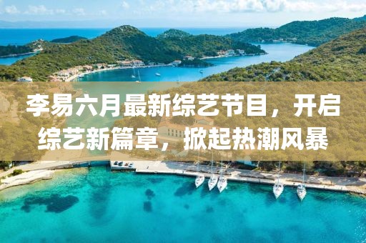 李易六月最新綜藝節(jié)目，開(kāi)啟綜藝新篇章，掀起熱潮風(fēng)暴