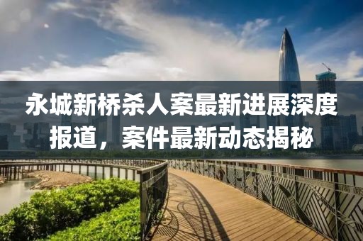 永城新橋殺人案最新進展深度報道，案件最新動態(tài)揭秘