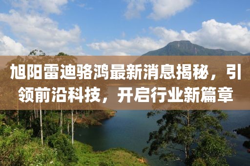 旭陽雷迪駱鴻最新消息揭秘，引領前沿科技，開啟行業(yè)新篇章