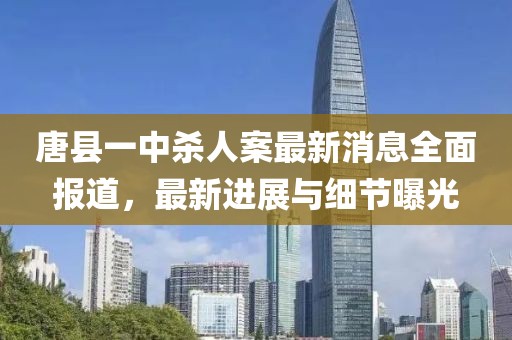 唐縣一中殺人案最新消息全面報(bào)道，最新進(jìn)展與細(xì)節(jié)曝光