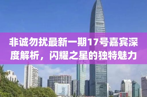 非誠勿擾最新一期17號嘉賓深度解析，閃耀之星的獨特魅力