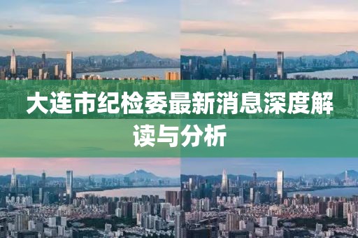 大連市紀(jì)檢委最新消息深度解讀與分析