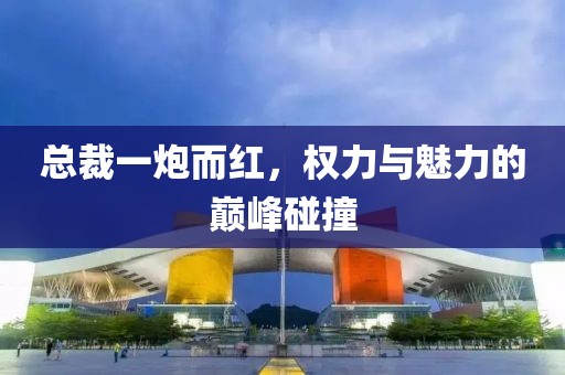 總裁一炮而紅，權(quán)力與魅力的巔峰碰撞