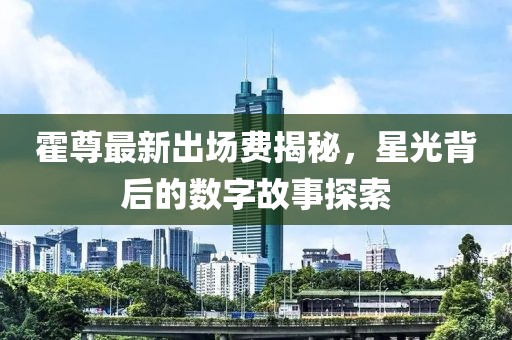 霍尊最新出場(chǎng)費(fèi)揭秘，星光背后的數(shù)字故事探索