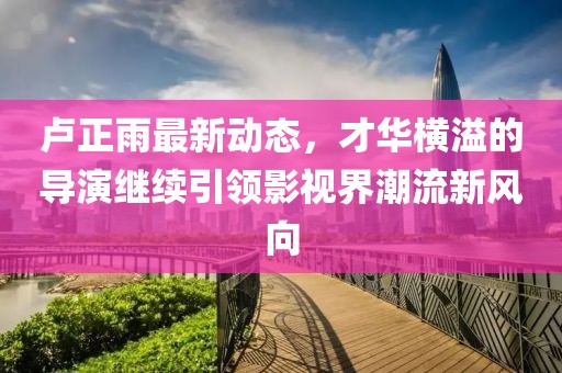 盧正雨最新動(dòng)態(tài)，才華橫溢的導(dǎo)演繼續(xù)引領(lǐng)影視界潮流新風(fēng)向